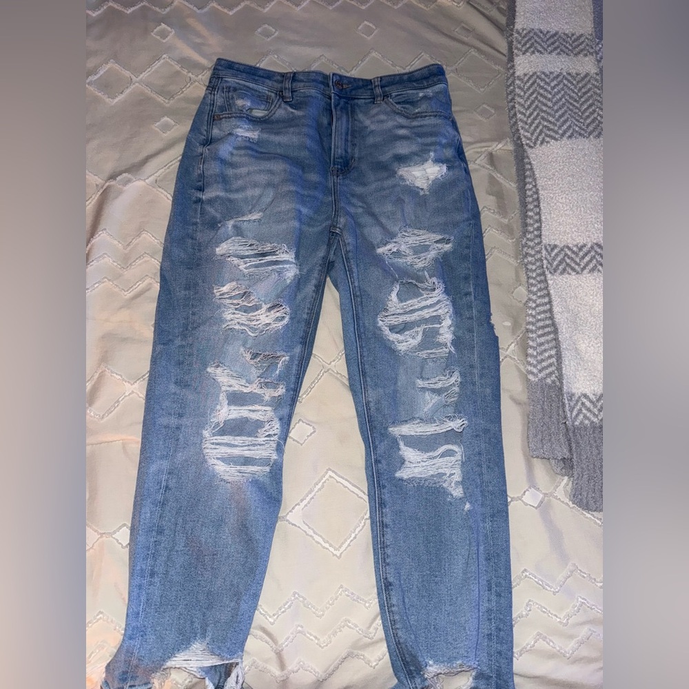 American Eagle Outfitters Light Blue Denim Shorts